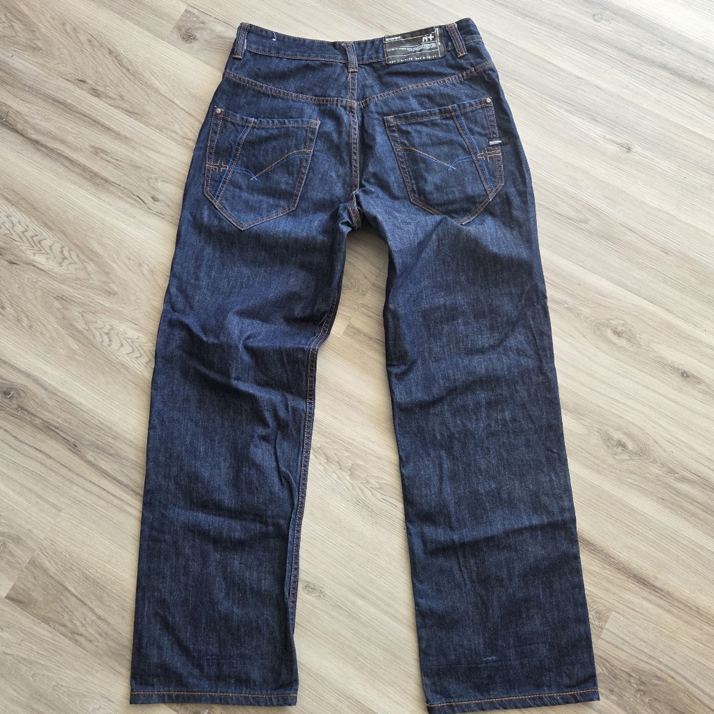 Rocawear Jeans Mens 34x31 Dark Blue Original Fit Y2K‎ Skater Urban Streetwear